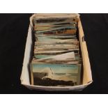 A box of postcards including foreign subjects