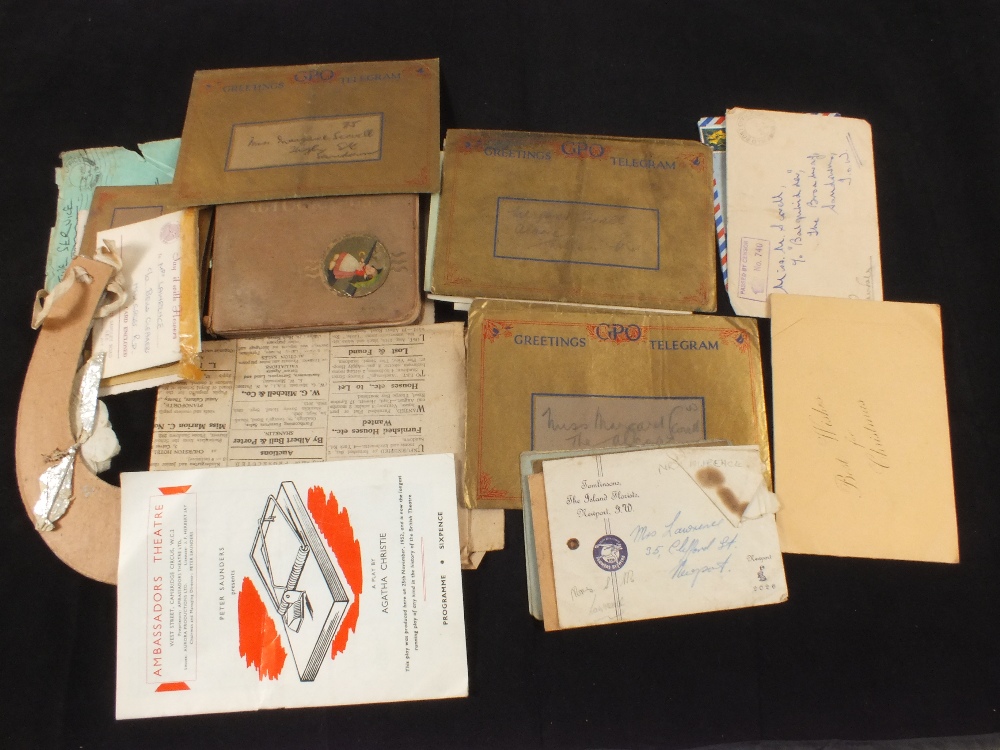 Various WWII telegrams,