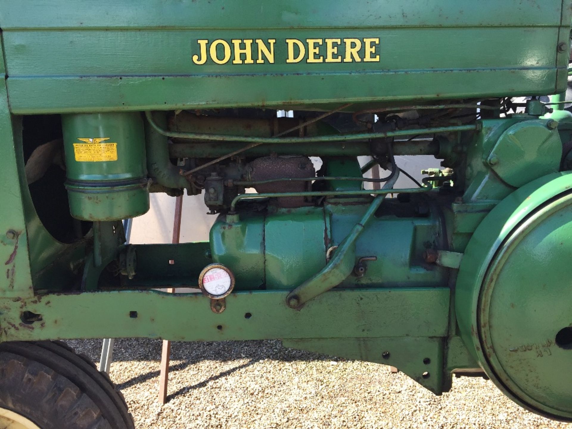 John Deere - Reg HPW 474, date of registration 05-01-1948. Restored 10 yrs ago. - Image 7 of 19