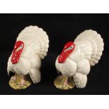 Two boxed Bernard Matthews Royal Doulton white turkeys