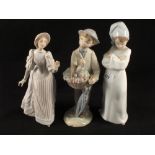 Three various Lladro figurines