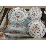 Various Wedgwood Kashmar dinnerware