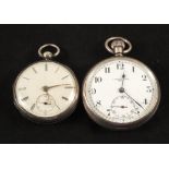 Two gents Silver pocket watches