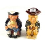 Carlton Ware and Wood & Sons character jugs