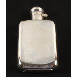 A Silver hip flask,