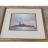 Logan Studio Skipton, signed pastel, San Giorgio Venice,