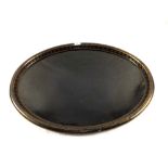 A Victorian oval Toleware tray,