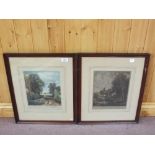 Two mezzotint landscapes by Herbert Stodart after John Constable,