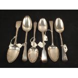 Six Georgian Silver spoons