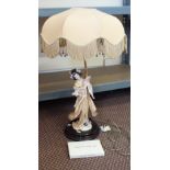 A Giuseppe Armani table lamp, Madame Butterfly,