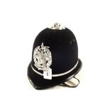 A Police helmet (Rose) with Leeds City plate,