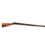 An (approx) 8 bore muzzle loading wildfowling shotgun by G.W.