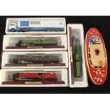 Four boxed model locos,