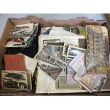 A large box of mixed ephemera