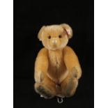 A Steiff cream mohair bear 661976 in bag