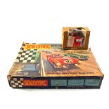 A boxed Mamod miner steam engine and Scalextric set 60