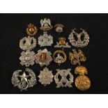 A collection (approx fifteen) cap badges including Scottish Regiments