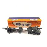 A boxed W Britain No.1717 two pounder A.A.gun on chassis and a crescent toys No.