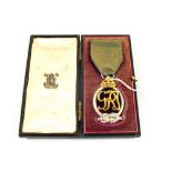 A George VI Royal Naval Reserve decoration (dated 1939) for fifteen years commissioned service,