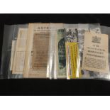WWII collection of properganda air drop leaflets etc
