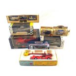 A Corgi toy 1127 fire engine plus other boxed cars