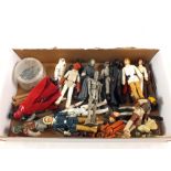 One box of Star Wars figures