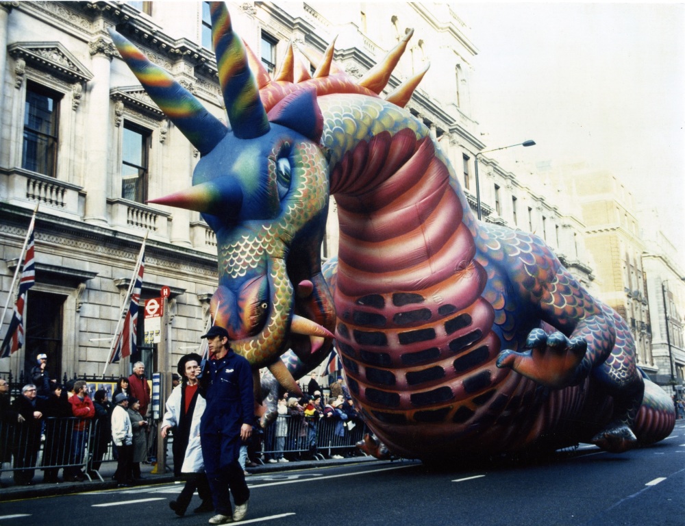 A Dragon

Approximately 55' long,