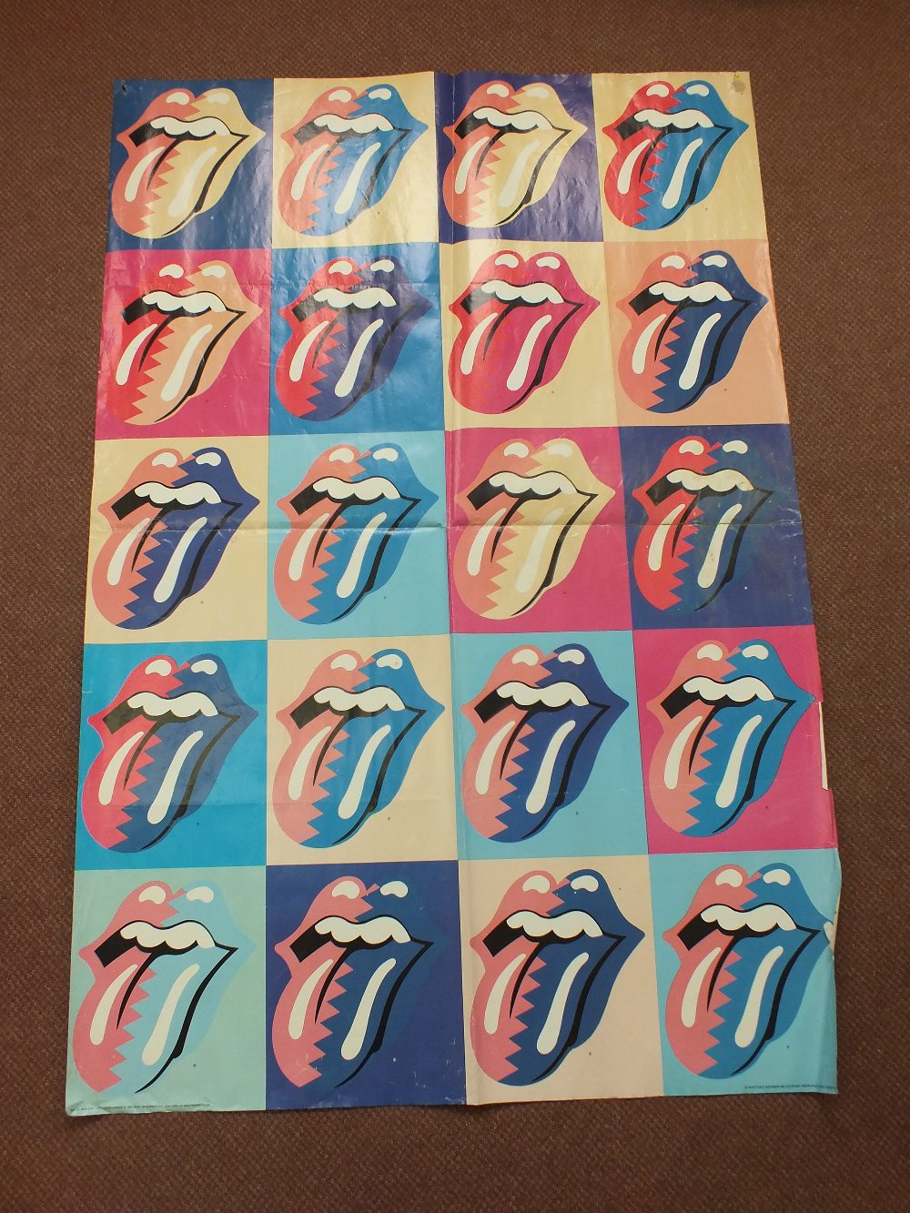 Rolling Stones Poster 1989 American Steel Wheels Tour

40" x 60"

Note: Some dirt,