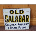 An enamel Old Calabar Chicken,