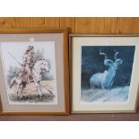 Various watercolours and prints