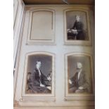 A Victorian photo album and various old photos