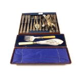 Various items of Silver plated cutlery