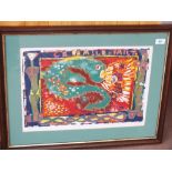 Ben Quail, Lithograph, Frugal McDougal Fights the Dragon, 10/20,