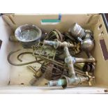 Vintage Brass mixer and other taps,