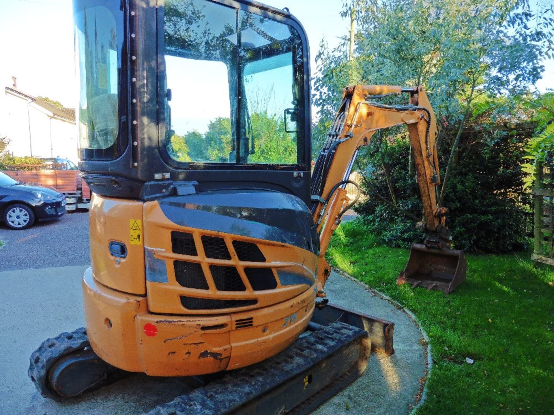 Case CX22B ZTS Mini Digger. 792 hours, 2008. 2.5T. Serial N7EN07352, Rubber tracks 40%. - Image 2 of 17