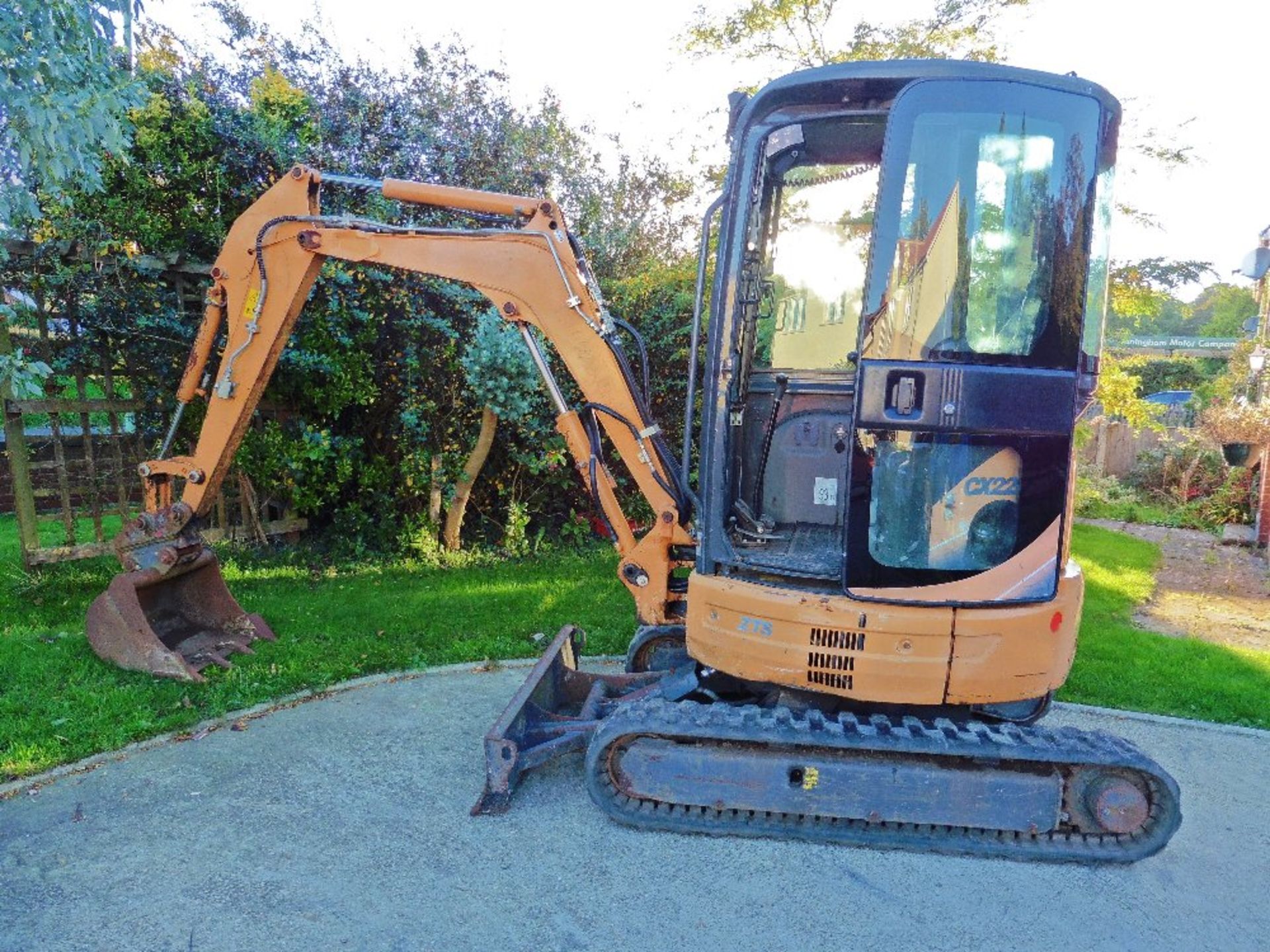 Case CX22B ZTS Mini Digger. 792 hours, 2008. 2.5T. Serial N7EN07352, Rubber tracks 40%.