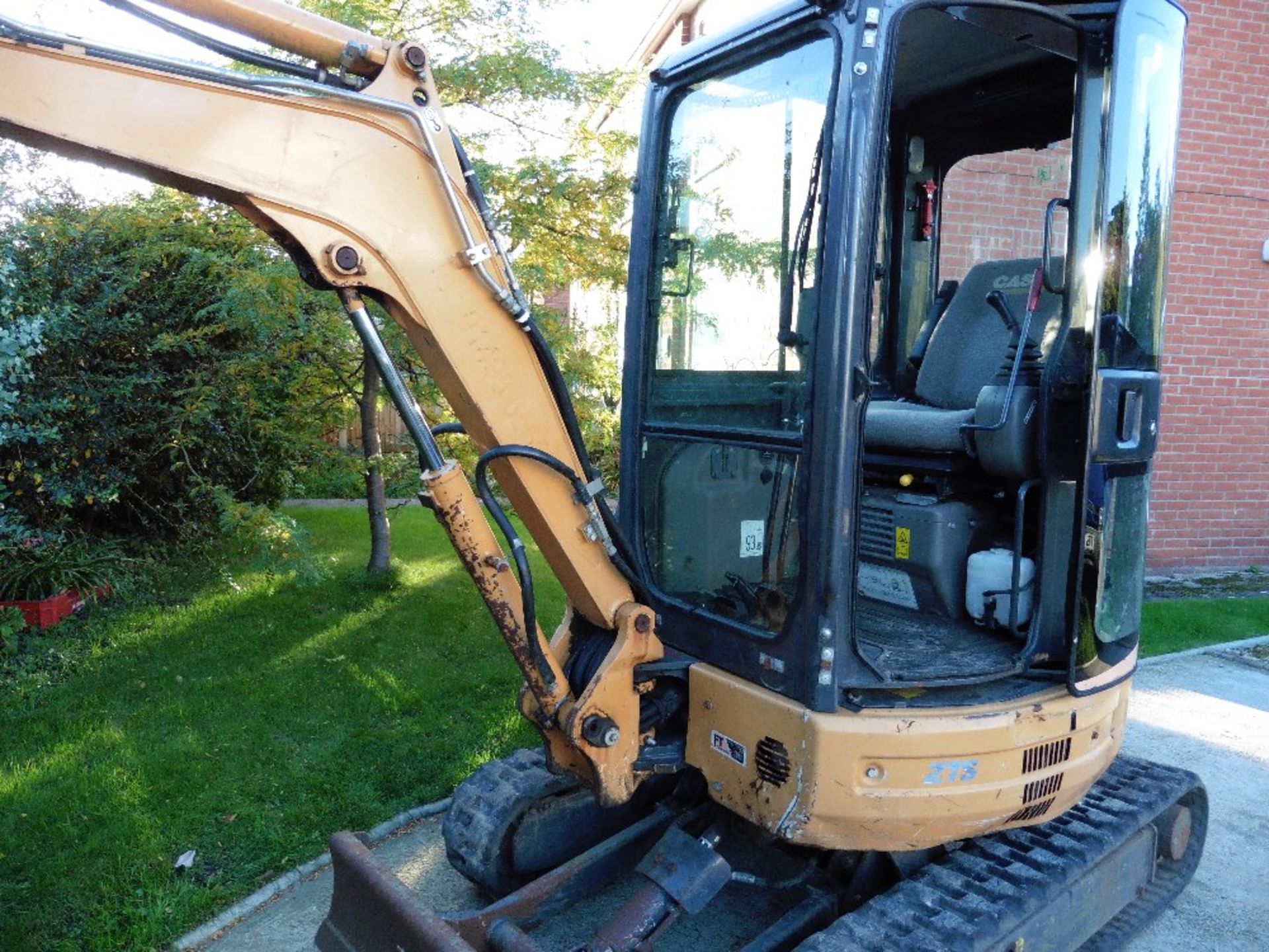 Case CX22B ZTS Mini Digger. 792 hours, 2008. 2.5T. Serial N7EN07352, Rubber tracks 40%. - Image 3 of 17