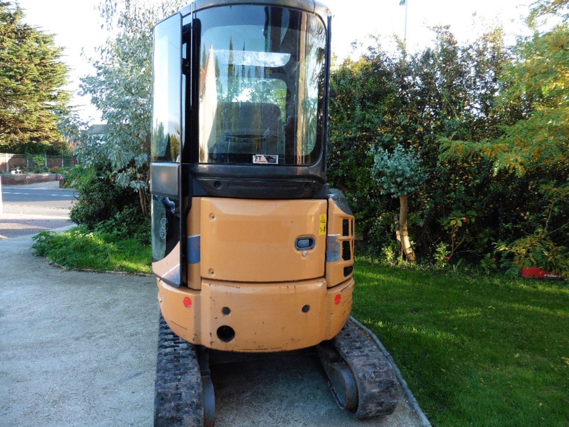 Case CX22B ZTS Mini Digger. 792 hours, 2008. 2.5T. Serial N7EN07352, Rubber tracks 40%. - Image 4 of 17