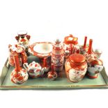 Various items of Kutani porcelain