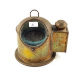 A Brass Sestrel binnacle compass