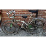 A gent's Peugeot racing bicycle and a child's Townsend Hedgehopper bicycle