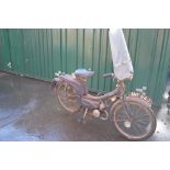 A Raleigh Runabout early motorcycle, model R M 6,