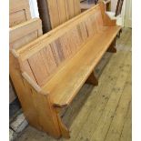 A Pine pew