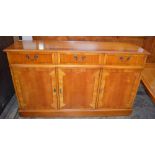 A Yew sideboard