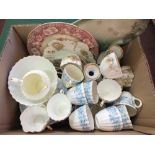 Two Victorian tea sets and other china