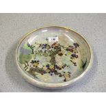 A Wilton ware lustre tree bird and floral fruit bowl