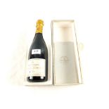 A bottle of Charles Heidsieck Blanc Des Millenaires champagne in box 1983, bottle no.