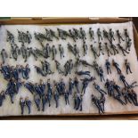 A large quantity of die cast soldiers