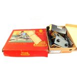 Boxed Triang RIX passenger train set, station set and buildings, rolling stock,