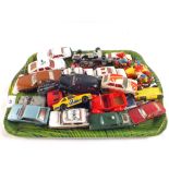 Various Corgi model cars (two trays)